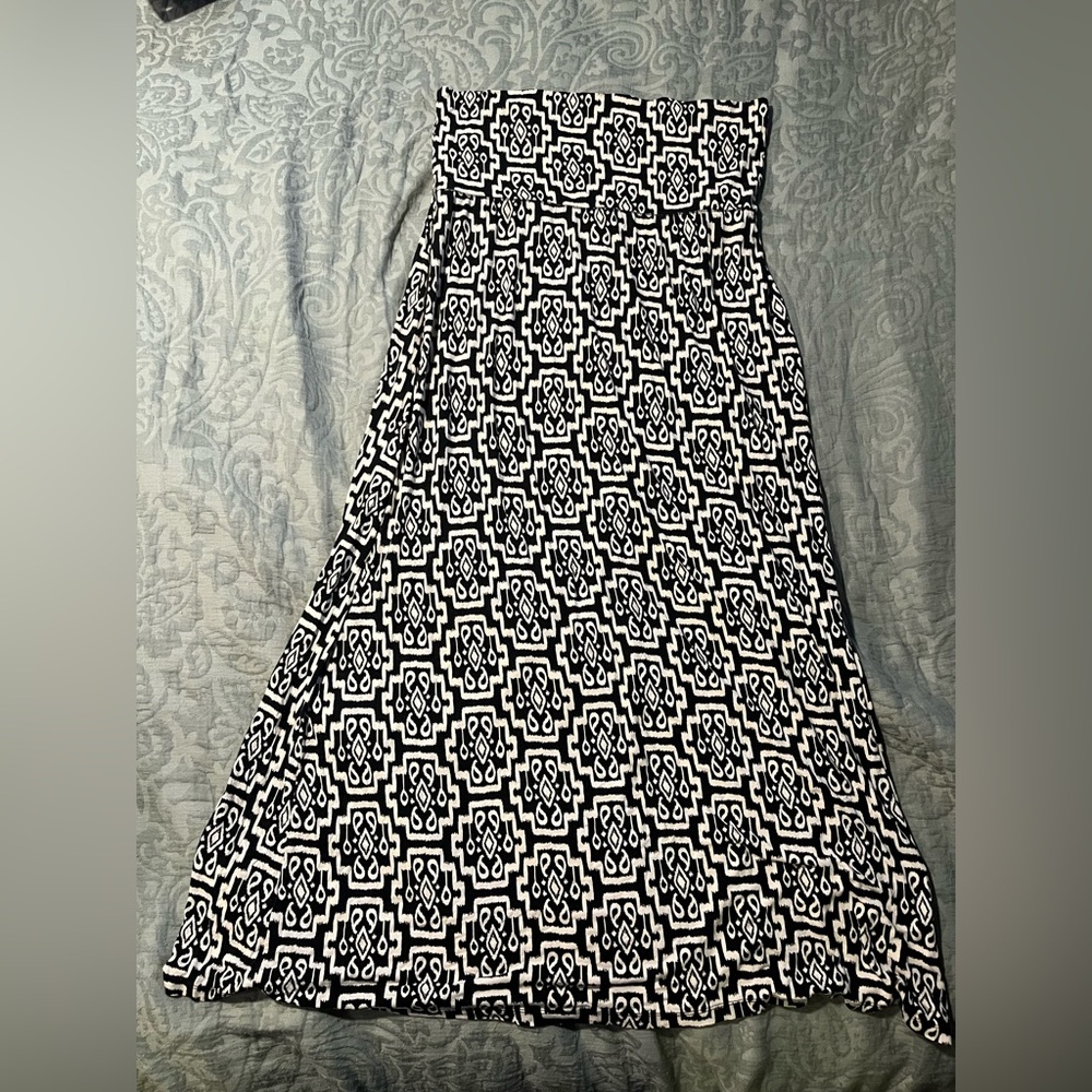 Artisan Ny Monochrome Patterned Skirt